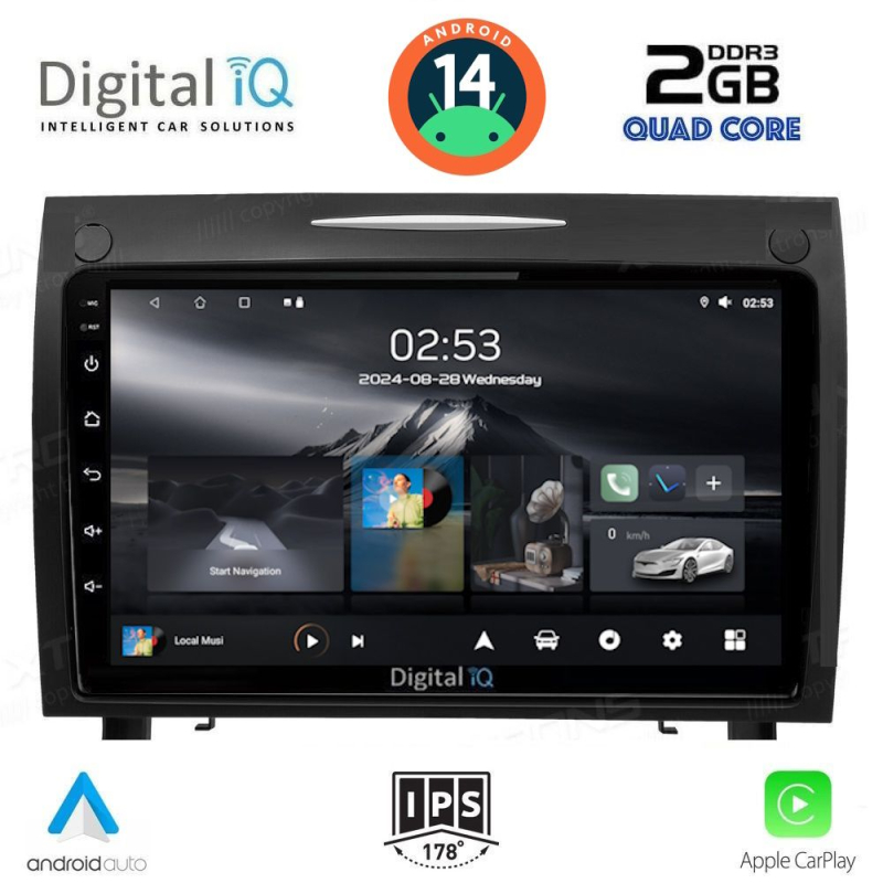 DIGITAL IQ RSB 1419_CPA (9inc) MULTIMEDIA TABLET for MERCEDES SLK R171 mod. 2004-2010 DIGITAL IQ RSB 1419_CPA (9inc) MULTIMEDIA TABLET for MERCEDES SLK R171 mod. 2004-2010