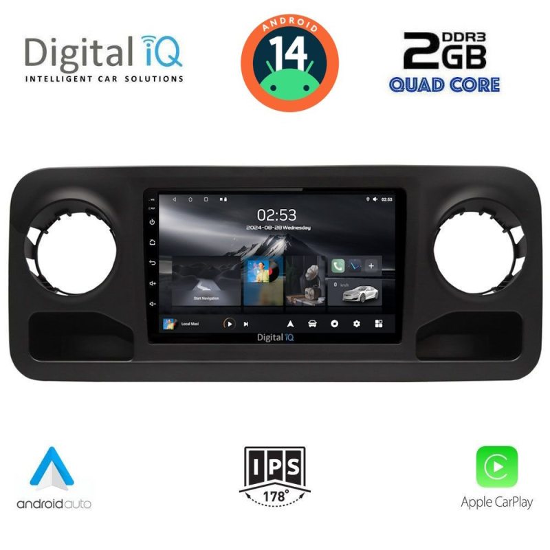 DIGITAL IQ RSB 1424_CPA (10inc) MULTIMEDIA TABLET for MERCEDES SPRINTER mod. 2018> DIGITAL IQ RSB 1424_CPA (10inc) MULTIMEDIA TABLET for MERCEDES SPRINTER mod. 2018>