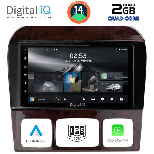 DIGITAL IQ RSB 1426_CPA (9inc) MULTIMEDIA TABLET for MERCEDES  S  W220  mod. 1998-2005
