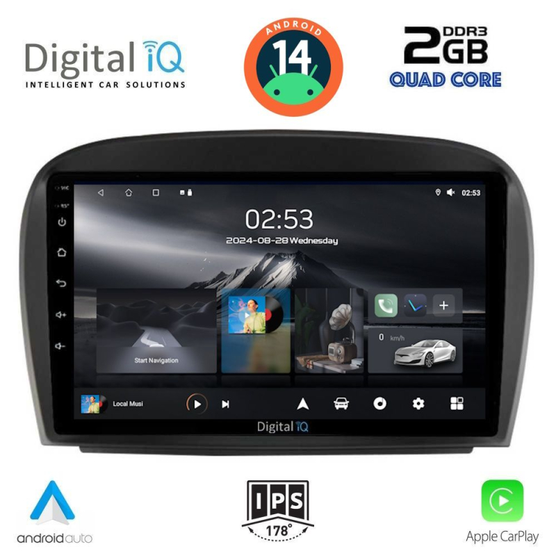 DIGITAL IQ RSB 1427_CPA (9inc) MULTIMEDIA TABLET for MERCEDES SL (R230) FACELIFT mod. 2006-2012 DIGITAL IQ RSB 1427_CPA (9inc) MULTIMEDIA TABLET for MERCEDES SL (R230) FACELIFT mod. 2006-2012