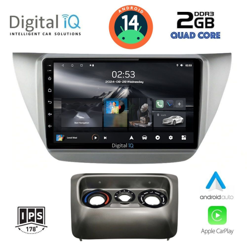 DIGITAL IQ RSB 1433_CPA (9inc) MULTIMEDIA TABLET for MITSUBISHI LANCER mod. 2000-2007