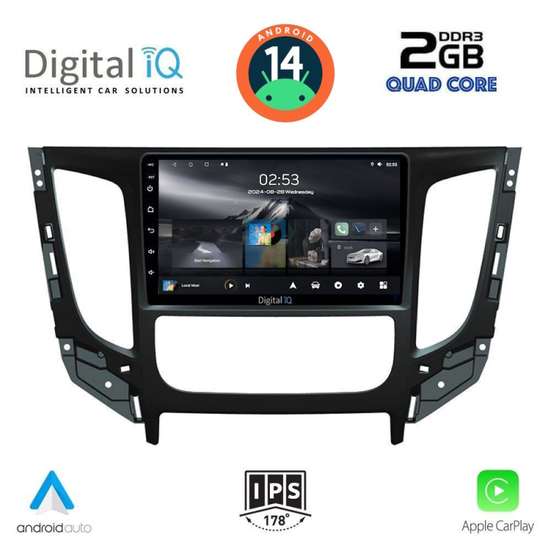 DIGITAL IQ RSB 1437_CPA CLIMA (9inc) MULTIMEDIA TABLET for MITSUBISHI L200 mod. 2015> με CLIMA DIGITAL IQ RSB 1437_CPA CLIMA (9inc) MULTIMEDIA TABLET for MITSUBISHI L200 mod. 2015> με CLIMA