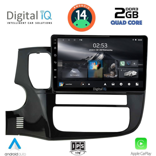 DIGITAL IQ RSB 1443_CPA (10inc) MULTIMEDIA TABLET for MITSUBISHI OUTLANDER mod. 2013-2020