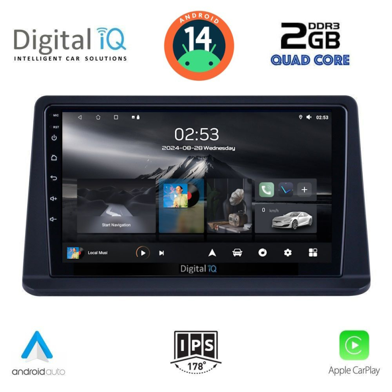 DIGITAL IQ RSB 1445_CPA (9inc) MULTIMEDIA TABLET for MITSUBISHI PAJERO mod. 1999-2006