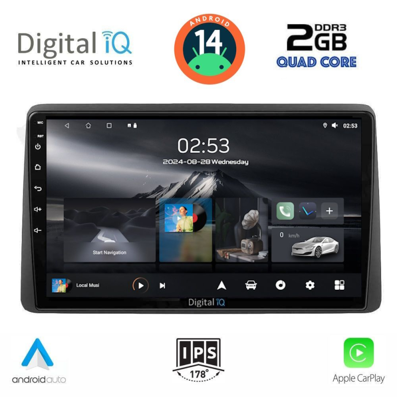 DIGITAL IQ RSB 1450_CPA (10inc) MULTIMEDIA TABLET for NISSAN NAVARA D22 mod. 1998-2004