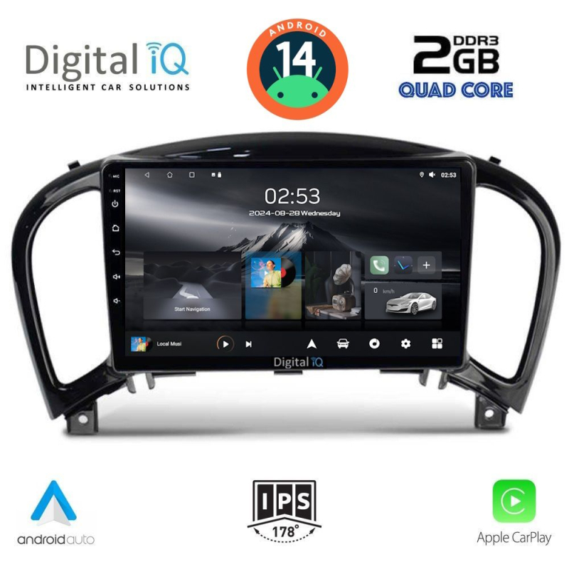 DIGITAL IQ RSB 1452_CPA (9inc) MULTIMEDIA TABLET for NISSAN JUKE mod. 2009-2020