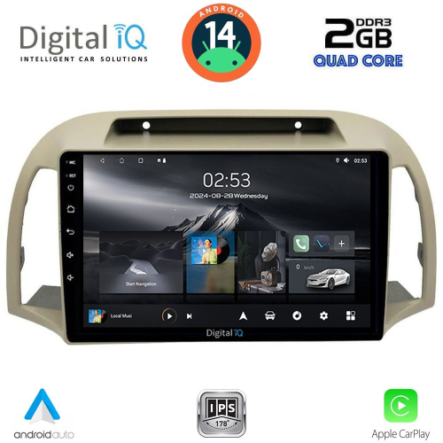 DIGITAL IQ RSB 1457BG_CPA (9inc) MULTIMEDIA TABLET for NISSAN MICRA K12 mod. 2002-2010 (BEIGE)