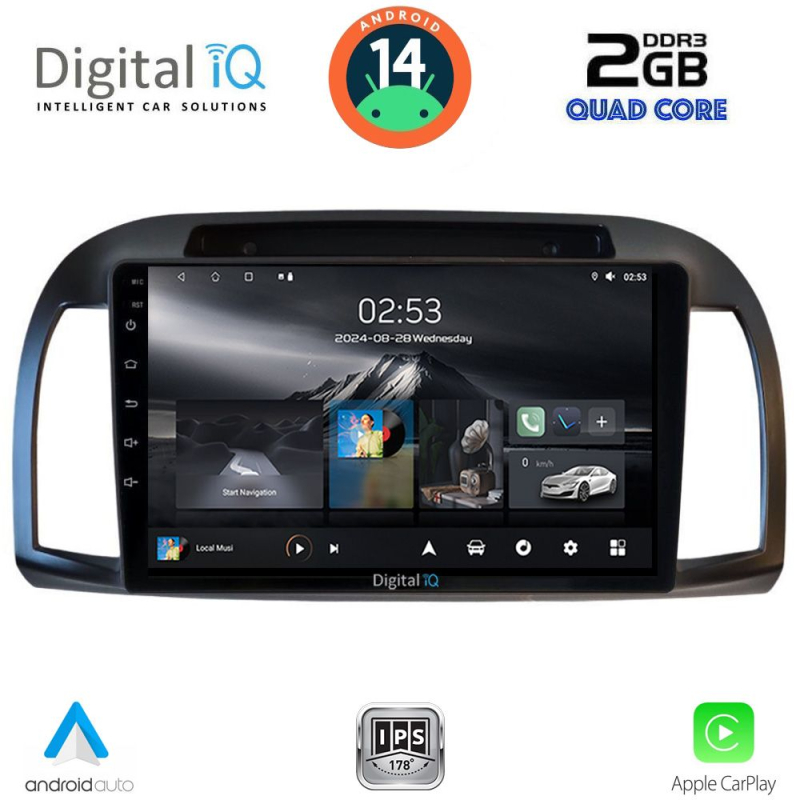 DIGITAL IQ RSB 1457BL_CPA (9inc) MULTIMEDIA TABLET for NISSAN MICRA K12 mod. 2002-2010 (BLACK) DIGITAL IQ RSB 1457BL_CPA (9inc) MULTIMEDIA TABLET for NISSAN MICRA K12 mod. 2002-2010 (BLACK)