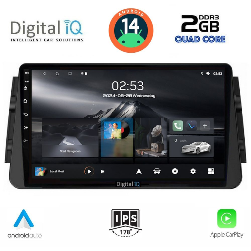 DIGITAL IQ RSB 1460_CPA (9inc) MULTIMEDIA TABLET for NISSAN MICRA mod. 2017>