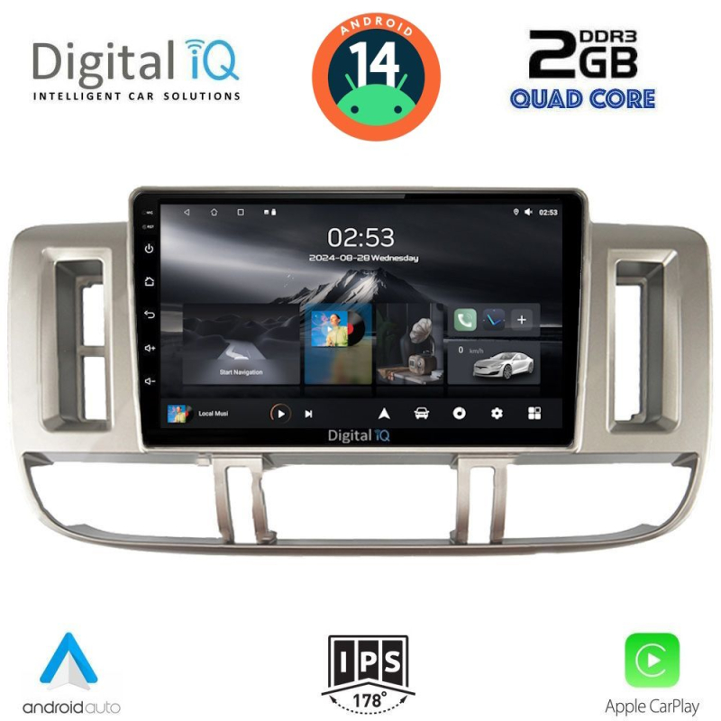 DIGITAL IQ RSB 1474_CPA (9inc) MULTIMEDIA TABLET for NISSAN XTRAIL mod. 2000-2004