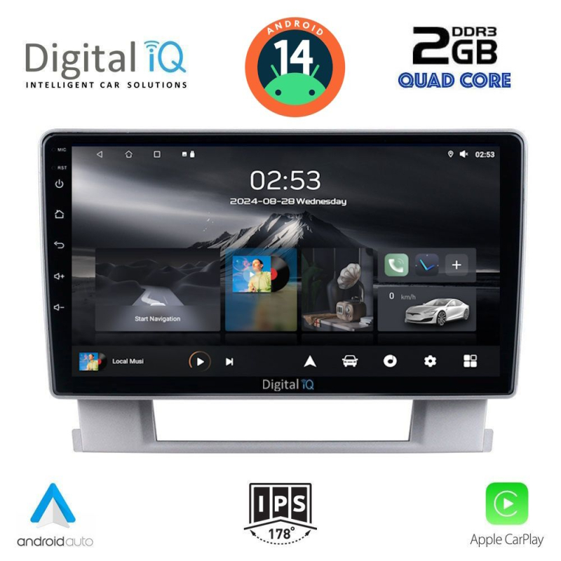 DIGITAL IQ RSB 1482_CPA (9inc) MULTIMEDIA TABLET for OPEL ASTRA J mod. 2010-2016