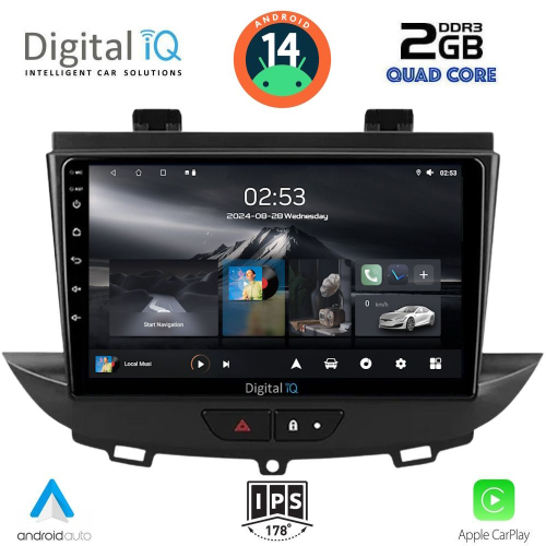 DIGITAL IQ RSB 1490_CPA (9inc) MULTIMEDIA TABLET for OPEL CROSSLAND - GRANDLAND mod. 2017&gt;