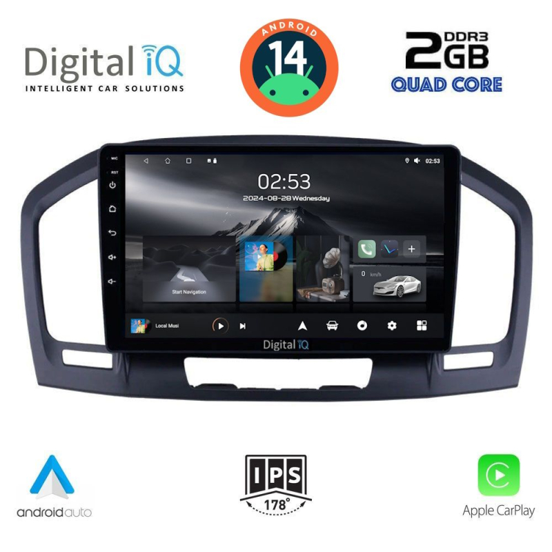 DIGITAL IQ RSB 1491_CPA (9inc) MULTIMEDIA TABLET for OPEL INSIGNIA mod.2008-2013