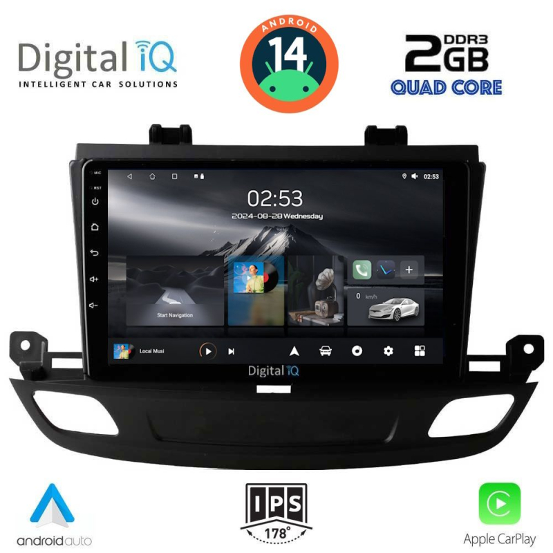 DIGITAL IQ RSB 1493_CPA (9inc) MULTIMEDIA TABLET for OPEL INSIGNIA mod. 2018>