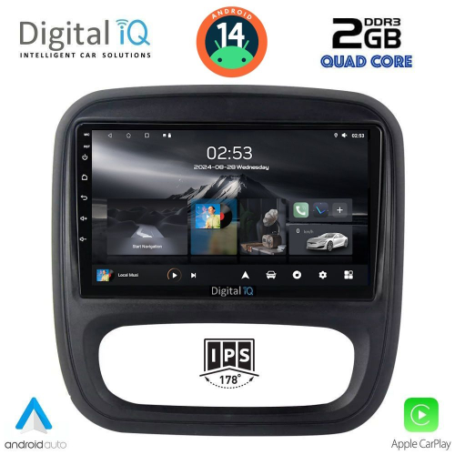 DIGITAL IQ RSB 1499_CPA (9inc) MULTIMEDIA TABLET for OPEL VIVARO – RENAULT TRAFIC – FIAT TALENDO – NISSAN NV 300 mod. 2014&gt;