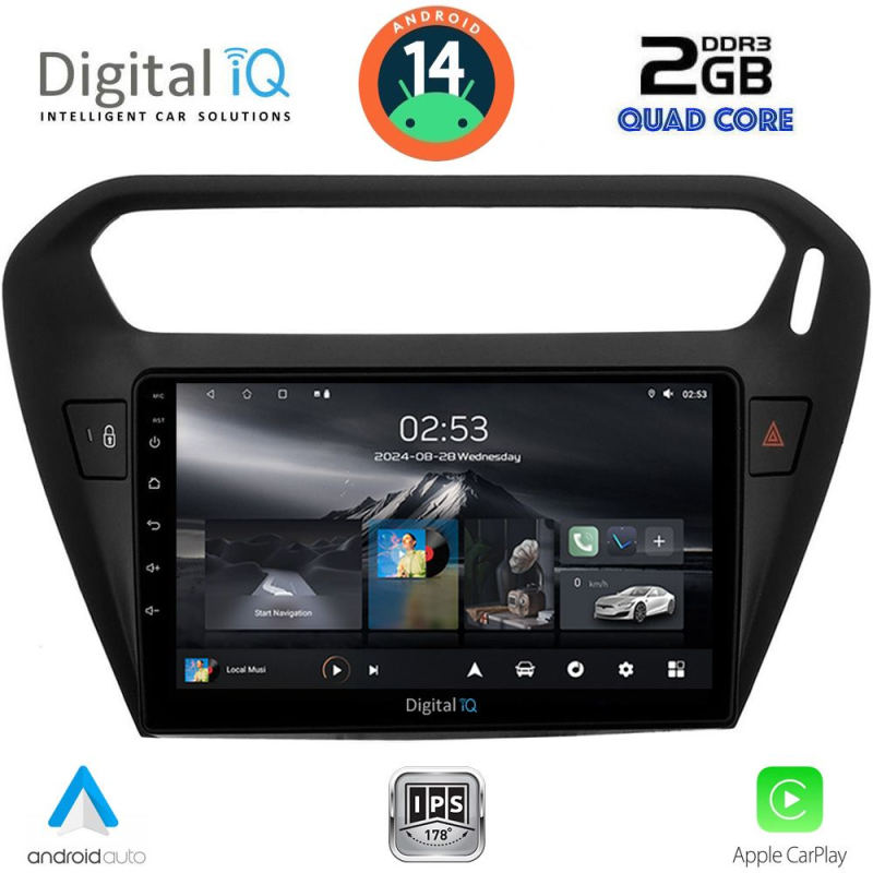 DIGITAL IQ RSB 1511BL_CPA (9inc) MULTIMEDIA TABLET for CITROEN ELYSEE – PEUGEOT 301 mod. 2013> (BLACK) DIGITAL IQ RSB 1511BL_CPA (9inc) MULTIMEDIA TABLET for CITROEN ELYSEE – PEUGEOT 301 mod. 2013> (BLACK)