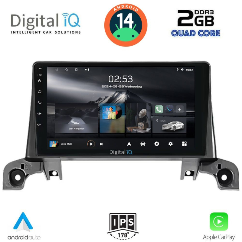 DIGITAL IQ RSB 1519_CPA (9inc) MULTIMEDIA TABLET for PEUGEOT 3008 - 5008 mod. 2016>