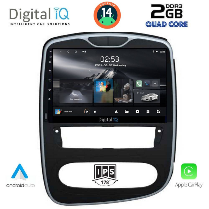 DIGITAL IQ RSB 1545_CPA (10inc) MULTIMEDIA TABLET for RENAULT CLIO mod. 2016-2019