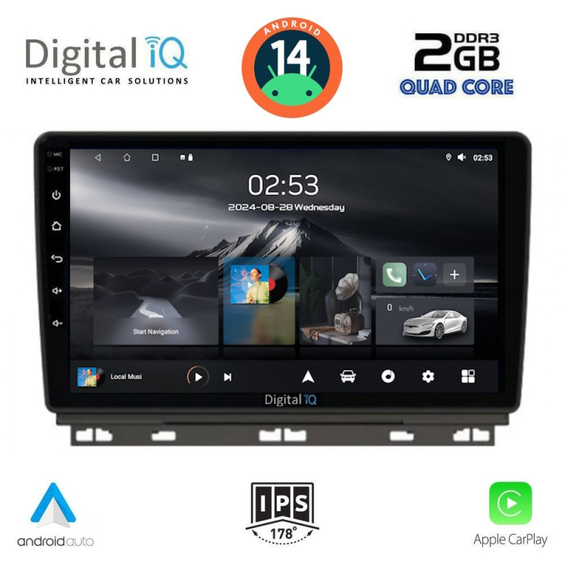 DIGITAL IQ RSB 1546_CPA (9inc) MULTIMEDIA TABLET for RENAULT CLIO - CAPTUR mod. 2019>