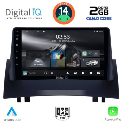 DIGITAL IQ RSB 1555_CPA (9inc) MULTIMEDIA TABLET for RENAULT MEGANE 2 mod. 2002-2008