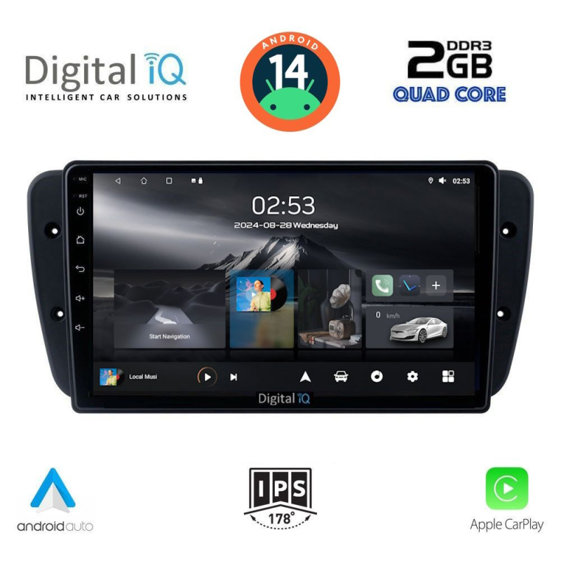 DIGITAL IQ RSB 1571_CPA (9inc) MULTIMEDIA TABLET for SEAT IBIZA mod. 2008-2015 DIGITAL IQ RSB 1571_CPA (9inc) MULTIMEDIA TABLET for SEAT IBIZA mod. 2008-2015