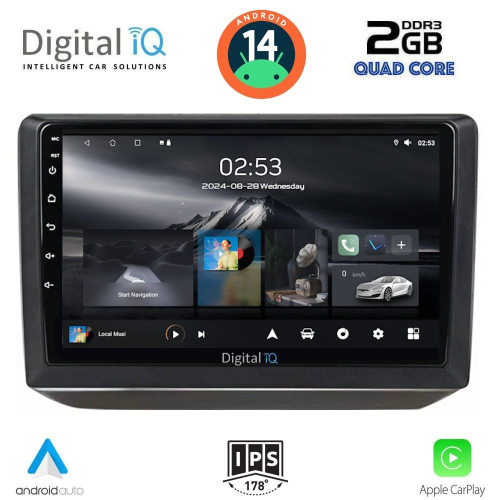 DIGITAL IQ RSB 1581_CPA (10inc) MULTIMEDIA TABLET for SKODA FABIA mod. 2008-2014