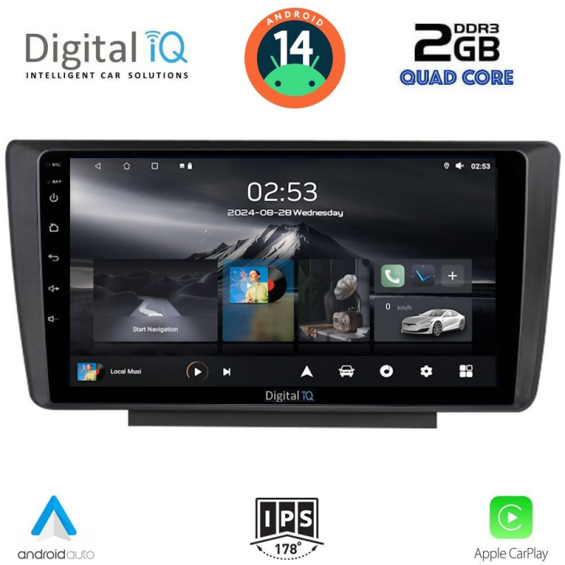 DIGITAL IQ RSB 1594_CPA (9inc) MULTIMEDIA TABLET for  SKODA OCTAVIA 5 mod. 2005-2012