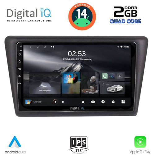 DIGITAL IQ RSB 1600_CPA (9inc) MULTIMEDIA TABLET for  SKODA RAPID SPACEBACK mod. 2014&gt;