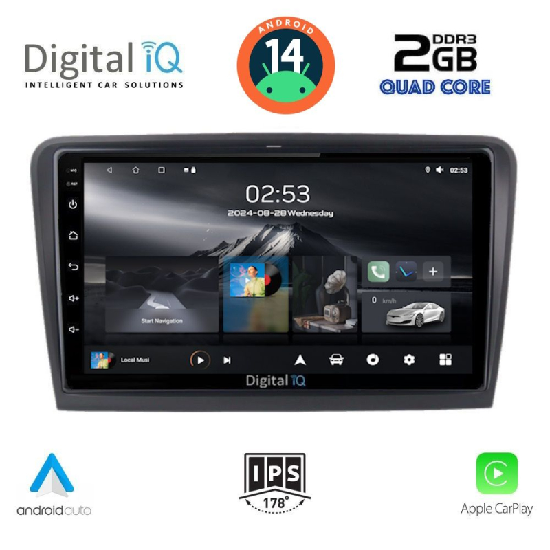 DIGITAL IQ RSB 1604_CPA (10inc) MULTIMEDIA TABLET for SKODA SUPERB mod. 2008-2015