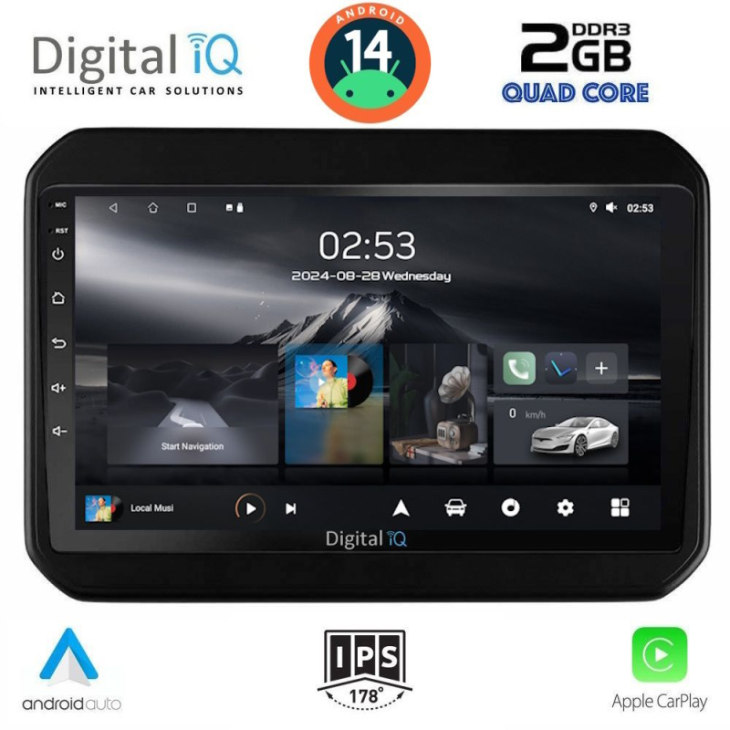 DIGITAL IQ RSB 1676_CPA (9inc) MULTIMEDIA TABLET for SUZUKI IGNIS mod. 2016>