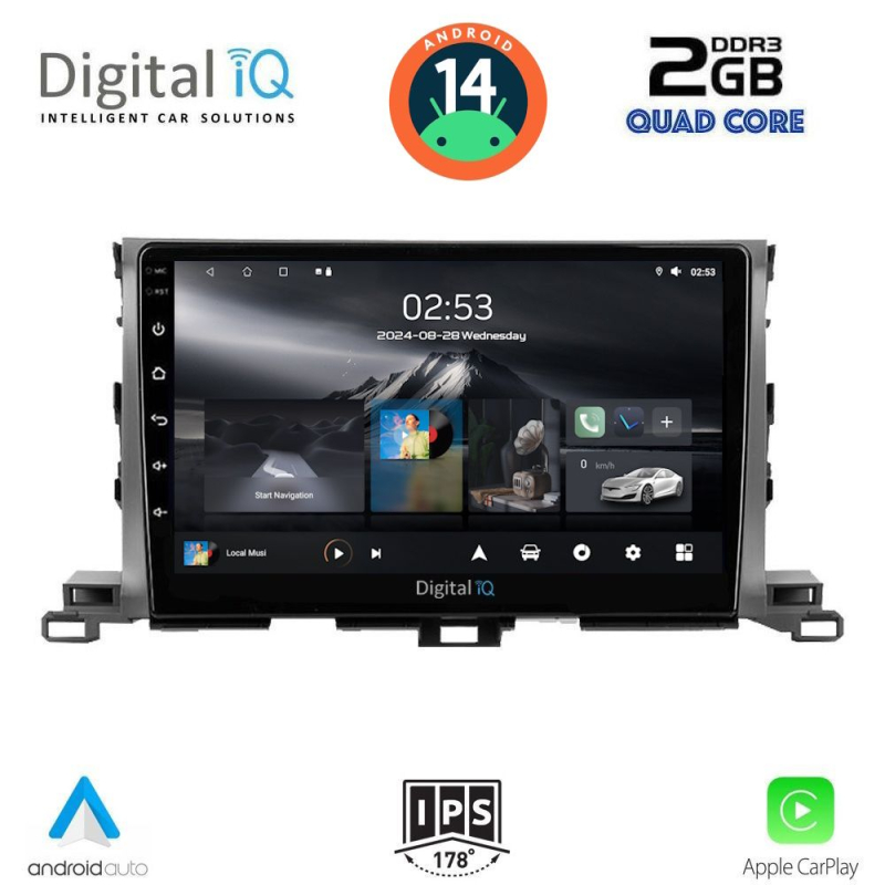 DIGITAL IQ RSB 1700_CPA (10inc) MULTIMEDIA TABLET for TOYOTA HIGHLANDER mod. 2014-2019 DIGITAL IQ RSB 1700_CPA (10inc) MULTIMEDIA TABLET for TOYOTA HIGHLANDER mod. 2014-2019