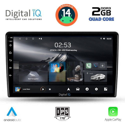 DIGITAL IQ RSB 1702_CPA (9inc) MULTIMEDIA TABLET for TOYOTA AURIS mod. 2007-2012