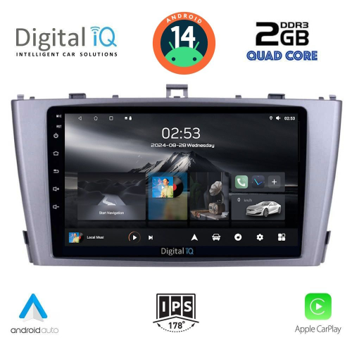 DIGITAL IQ RSB 1705_CPA (9inc) MULTIMEDIA TABLET for TOYOTA AVENSIS (T27) mod. 2009-2015