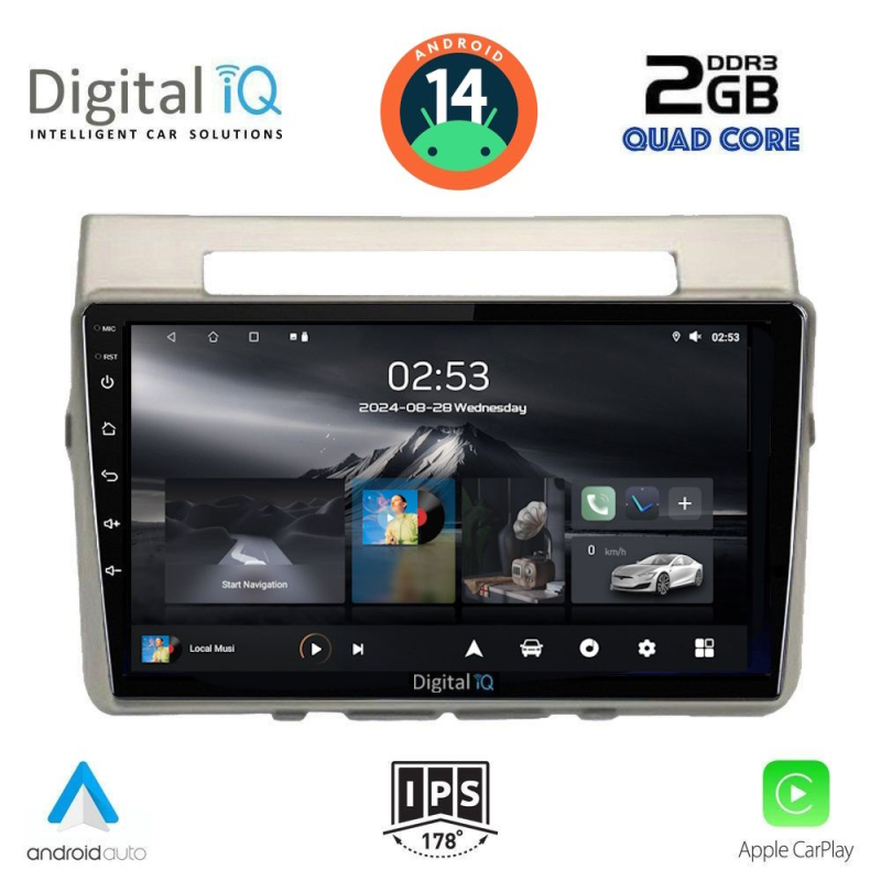 DIGITAL IQ RSB 1711_CPA (9inc) MULTIMEDIA TABLET for TOYOTA COROLLA VERSO mod. 2004-2009