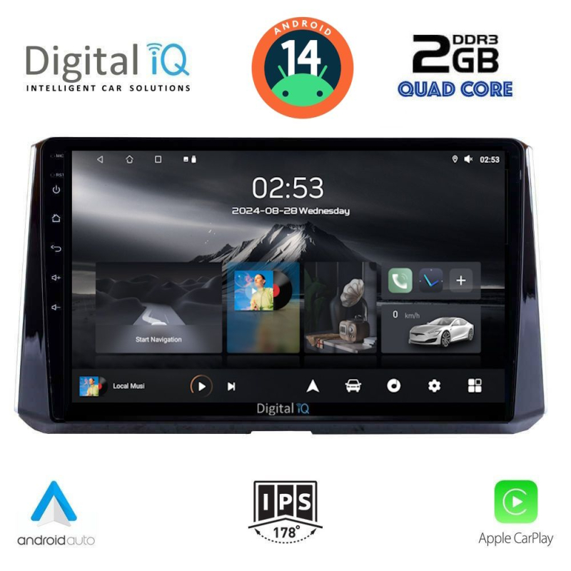 DIGITAL IQ RSB 1716_CPA (10inc) MULTIMEDIA TABLET for TOYOTA COROLLA mod. 2019>