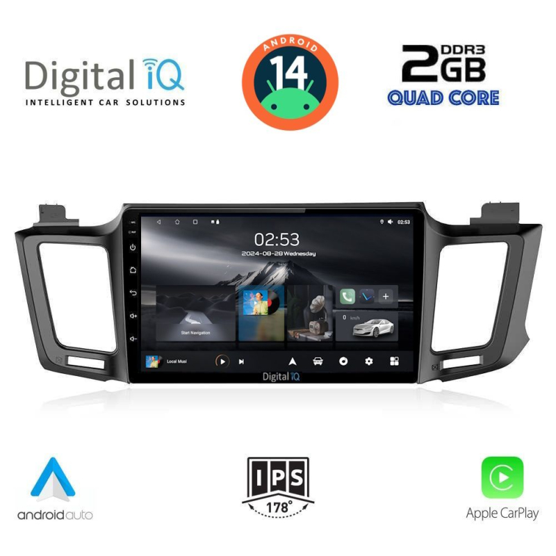DIGITAL IQ RSB 1733_CPA (10inc) MULTIMEDIA TABLET for TOYOTA RAV 4 mod. 2013-2019 DIGITAL IQ RSB 1733_CPA (10inc) MULTIMEDIA TABLET for TOYOTA RAV 4 mod. 2013-2019