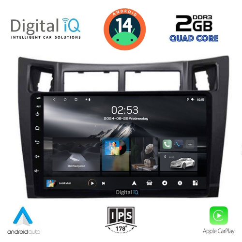 DIGITAL IQ RSB 1736_CPA (9inc) MULTIMEDIA TABLET for TOYOTA YARIS mod. 2006-2011