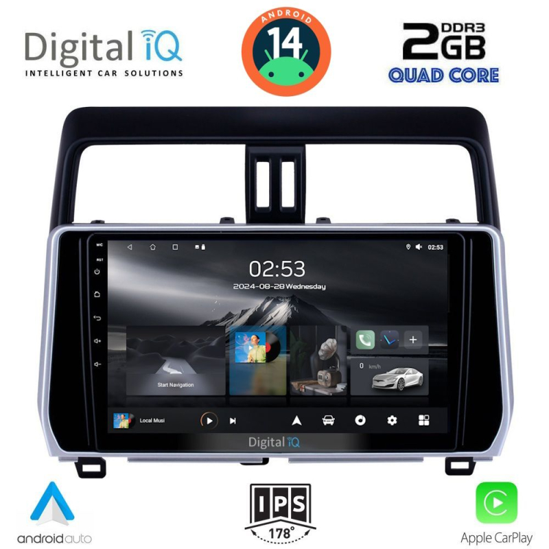 DIGITAL IQ RSB 1739_CPA (10inc) MULTIMEDIA TABLET for TOYOTA LAND CRUISER mod. 2019>