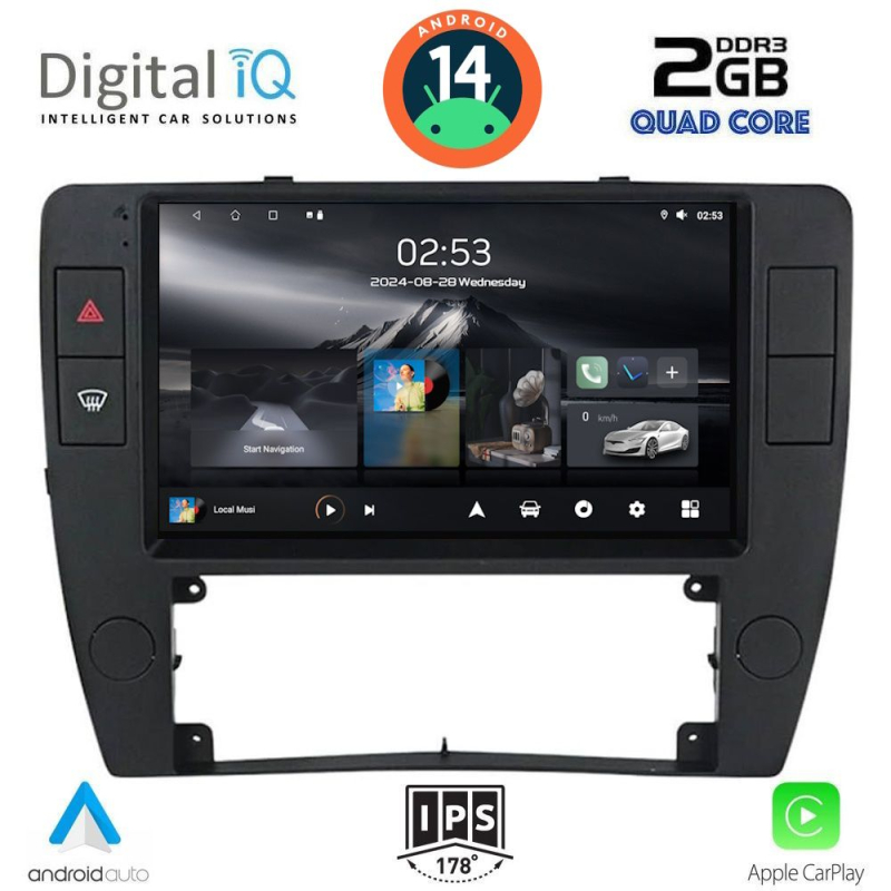 DIGITAL IQ RSB 1749_CPA  (9inc) MULTIMEDIA TABLET for VW PASSAT mod. 2000-2005