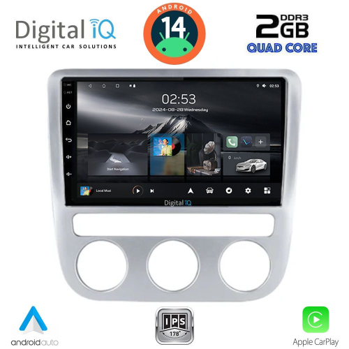 DIGITAL IQ RSB 1752_CPA CLIMA (9inc) MULTIMEDIA TABLET for VW EOS mod. 2006&gt; - SCIROCCO mod. 2008-2010