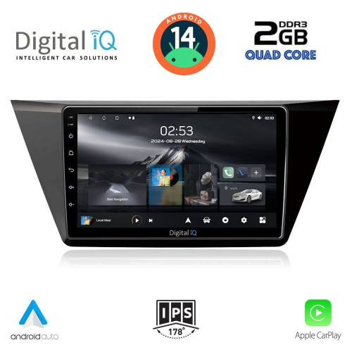 DIGITAL IQ RSB 1769_CPA (10inc) MULTIMEDIA TABLET for VW TOURAN mod. 2016&gt;