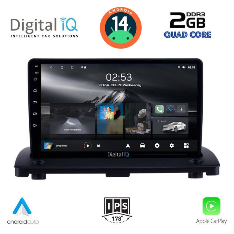DIGITAL IQ RSB 1789_CPA (9inc) MULTIMEDIA TABLET for VOLVO XC90 mod. 2002-2014