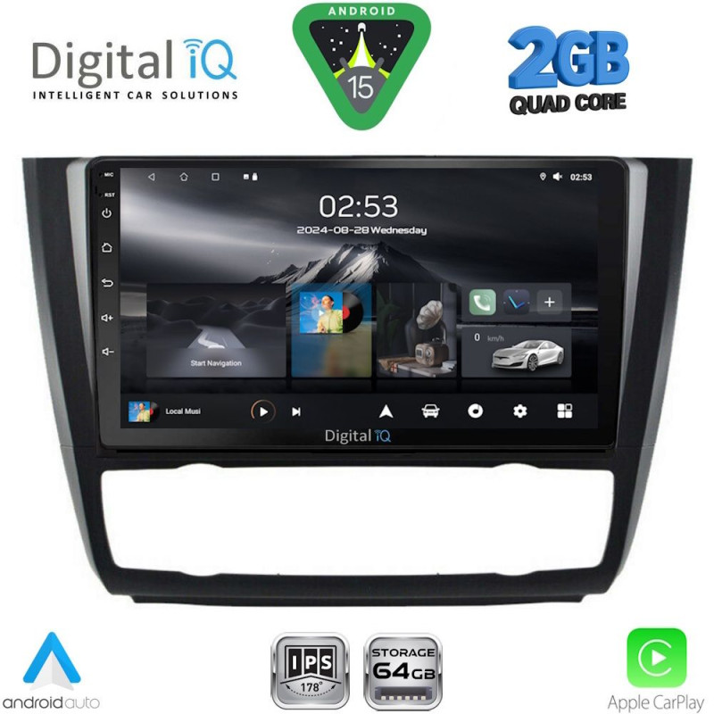 DIGITAL IQ RSD 1040_CPA CLIMA (9inc) MULTIMEDIA TABLET for BMW S.1 E81-82-87-88 mod. 2004-2013