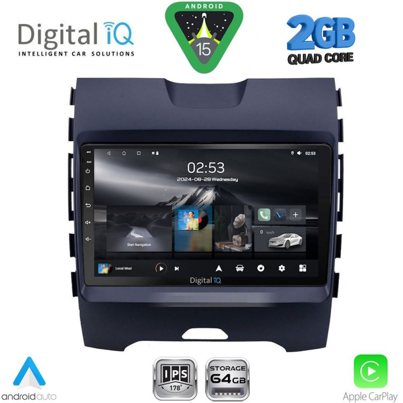 DIGITAL IQ RSD 1152_CPA (9inc) MULTIMEDIA TABLET for FORD EDGE mod. 2015-2023