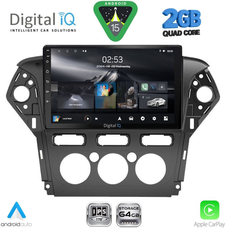 DIGITAL IQ RSD 1163_CPA A/C (10inc) MULTIMEDIA TABLET for FORD MONDEO mod. 2011-2013