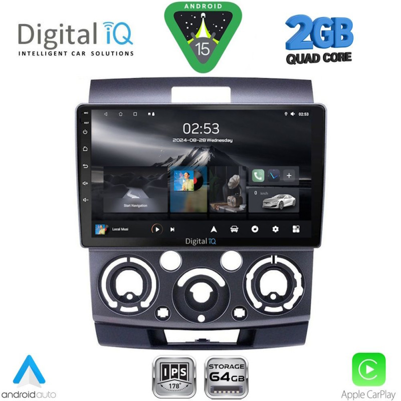 DIGITAL IQ RSD 1170_CPA (9inc) MULTIMEDIA TABLET for FORD RANGER | MAZDA BT50 mod. 2006-2011