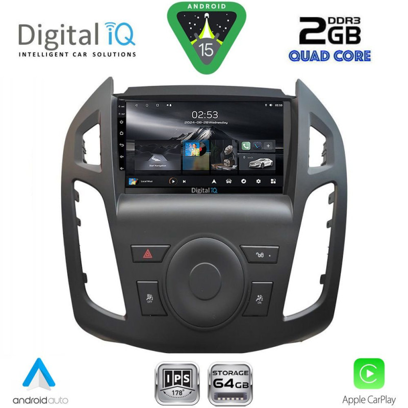 DIGITAL IQ RSD 1176_CPA (9inc) MULTIMEDIA TABLET for FORD TRANSIT CONNECT mod. 2013-2018