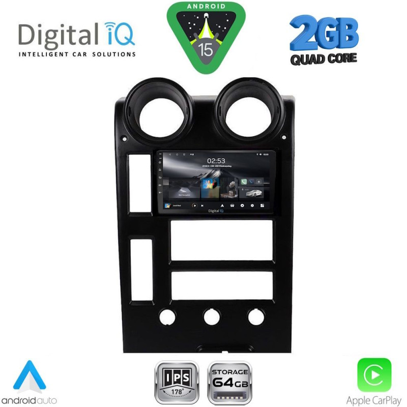 DIGITAL IQ RSD 1215_CPA (9inc) MULTIMEDIA TABLET for HUMMER H2 mod. 2001-2007