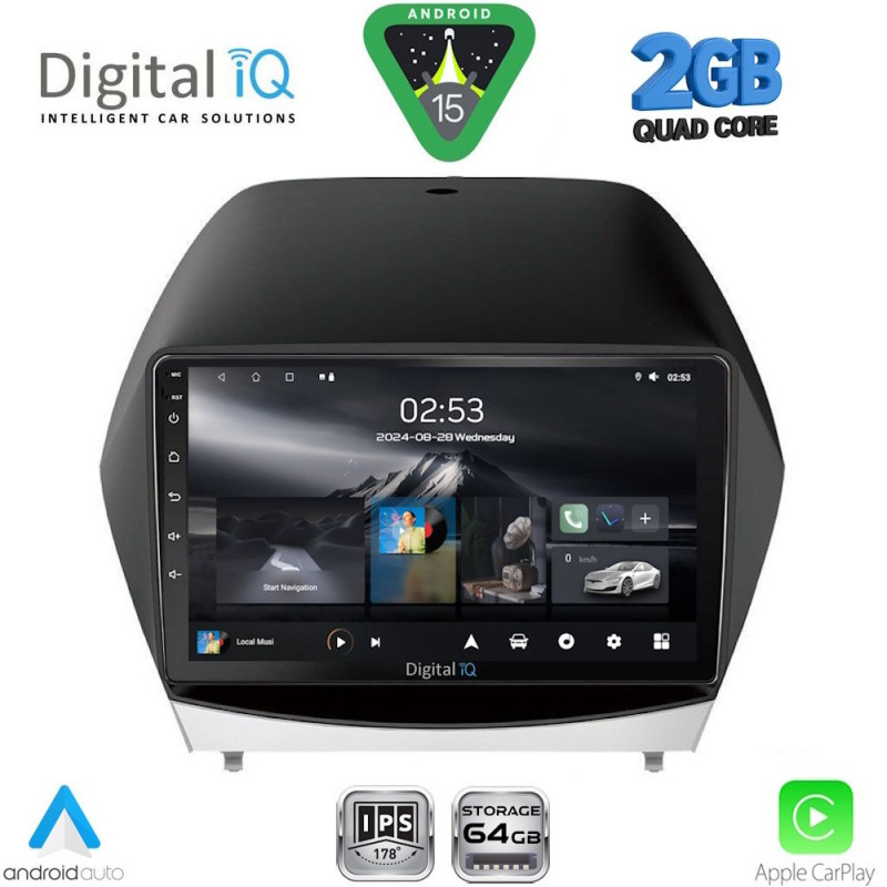 DIGITAL IQ RSD 1235_CPA (10inc) MULTIMEDIA TABLET for HYUNDAI iX35 mod. 2010-2015