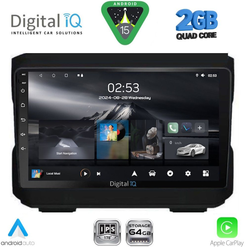 DIGITAL IQ RSD 1272_CPA (10inc) MULTIMEDIA TABLET for JEEP mod. 2007-2014 - DODGE mod. 2007-2014